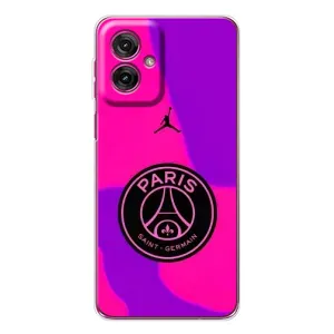 Чохли PSG для Motorola Moto G55 (AlphaPrint) (яскравий ПСЖ)