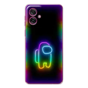 Чохли Амонг Ас для Motorola Moto G55 (AlphaPrint) (Яскравий скін)