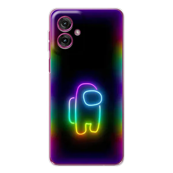 Чехол с принтом «Яркий скин» для Motorola Moto G55
