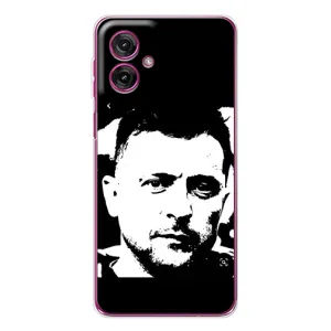 Чохол для Motorola Moto G55 (AlphaPrint - с принтом Зеленського) (Зеленский АРТ)