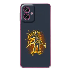 Naruto Anime Чехлы для Мото G55 (AlphaPrint) (золотой Наруто)