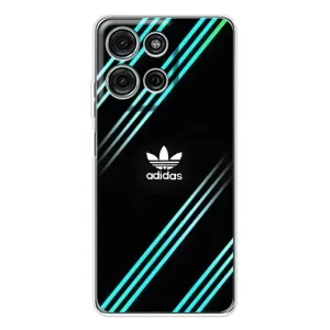 Чохли Адидас для Motorola MOTO G56 (AlphaPrint) (Адідас з полосами)