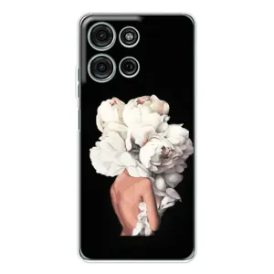 Чехлы (ART) Цветы на Motorola MOTO G56 (VPrint) (Білі квіти)