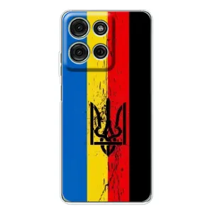 Украинские Чехлы для Motorola MOTO G56 с картинкой УПА (AlphaPrint) (Прапор УПА)