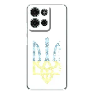 Чохли для Motorola MOTO G56 Укр. Символіка (AlphaPrint) (Герб з букв)