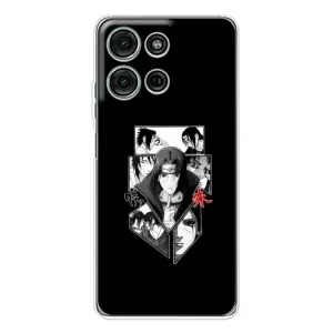 Чохли на тему: Ітачи Учіха для Motorola MOTO G56 (AlphaPrint) (колаж Ітачі)