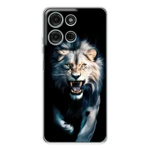 Чохол з картинкою 'Хижаки' для Motorola MOTO G56 (Лев у темряві)