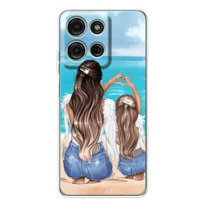 Чохол з друком для Motorola MOTO G56 - (Мама з дитинкою) (AlphaPrint) (Мама з донькою)