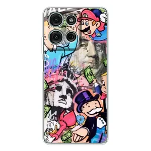 Чохли з крутими принтами для Motorola MOTO G56 - (PREMIUMPrint) (Monopoly man)