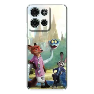 Чехол Зоотрополіс на Motorola MOTO G56 (Герои мультфильма Зверополис)