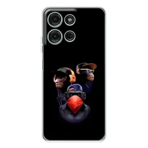 Чохол з Мавпами Motorola MOTO G56 - (AlphaPrint) (Три мавпи)