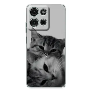 Чохол з малюнком кіт на Motorola MOTO G56 (Пара котів)