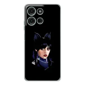 Чохли Венсдей на Motorola MOTO G56 Уенсдей (AlphaPrint) (серйозна Венздей)