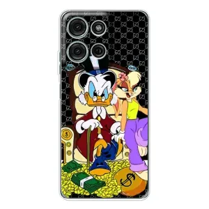 Чехли для Motorola MOTO G56 - Скрудж МакДак Louis Vuitton (PREMIUMPrint) (Стильна Утка)