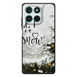 Новорічні, Святкові Чохли для Motorola Moto G57 Power - 2024 год (Let it snow)