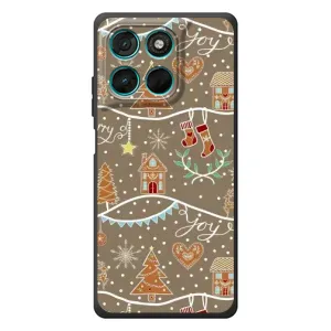 Новорічні, Святкові Чохли для Motorola Moto G57 Power - 2024 год (Новорічні пряники)