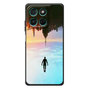 Чохол з людиною павуком для Motorola Moto G57 Power - (AlphaPrint) (Людина павук)