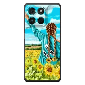 Чохол для Патріота України Motorola Moto G57 Power - (AlphaPrint) (Україночка)