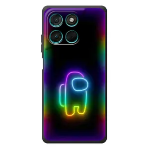 Чохли Амонг Ас для Motorola Moto G57 Power (AlphaPrint) (Яскравий скін)