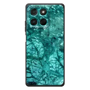 Мраморний чехол на Motorola Moto G57 Power (VPrint) (Зелений мрамор)