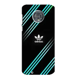 Чехлы Адидас для Motorola MOTO G6 (AlphaPrint) (Адидас с полосами)