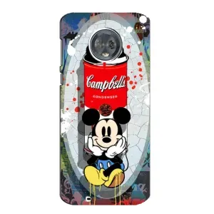 Чехол Disney Mouse Motorola MOTO G6 (PREMIUMPrint) (Американский Маус)