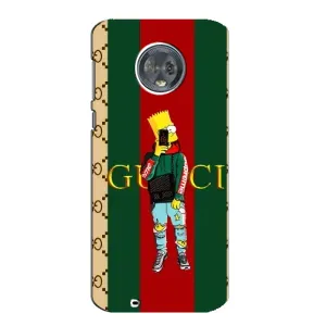 Брендновые Чехлы для Motorola MOTO G6 - (PREMIUMPrint) (Барт ГУЧЧИ)