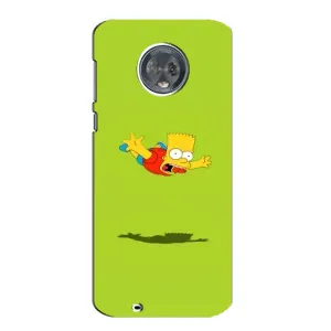 Чjхол з Сімпсонами для Motorola MOTO G6 (VPrint) (Барт Сімпсон)