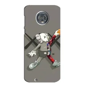 Чехлы для Motorola MOTO G6 - Bearbrick Louis Vuitton (PREMIUMPrint) (Беарбрик Джордан)