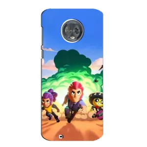 Чехол для Motorola MOTO G6 Бравл Старс (VPrint) (Бравел Старс)