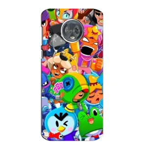 Чехол для Motorola MOTO G6 Бравл Старс (VPrint) (Герої Бравл Старс)