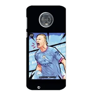 Чохли з футболістом Ерлінг Холанд для Motorola MOTO G6 (AlphaPrint) (гол Ерлінг Холанд)