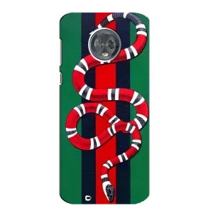 Чехлы ГУЧЧИ для Мото G6 (AlphaPrint) (Gucci змия)