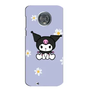 Чехол с кроликом Куроми на Motorola MOTO G6 (Куроми в цветах)