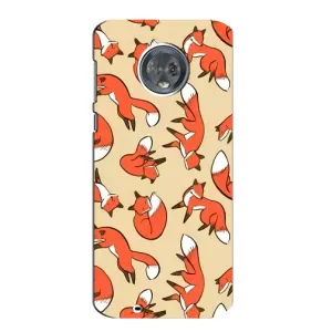 Чехлы с картинкой Лисички для Motorola MOTO G6 (VPrint) (Лисички)
