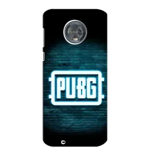 Чехол PUBG для Мото G6 (AlphaPrint) (Лого PUBG)