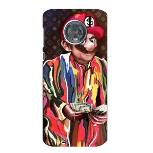 Брендновые Чехлы для Motorola MOTO G6 - (PREMIUMPrint) (Mario LV)