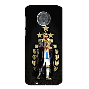 Чохли для Motorola MOTO G6 (Leo чемпіон) (AlphaPrint) (Мессі Король)