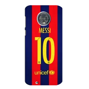 Чехлы Месси для Motorola MOTO G6 (AlphaPrint) (Messi Barca 10)