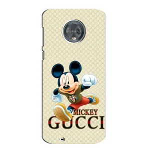 Чехол Disney Mouse Motorola MOTO G6 (PREMIUMPrint) (Mikki Gucci)