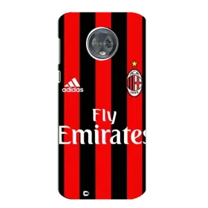 Чохли для Motorola MOTO G6 (VPrint) - Футбольні клуби (Milan)