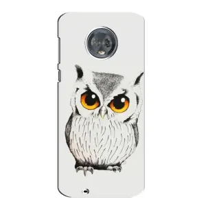 Чехол с птицами на Motorola MOTO G6 (VPrint) (Милая Сова)