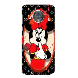 Чехол Disney Mouse Motorola MOTO G6 (PREMIUMPrint) (Минни Маус ЛВ)