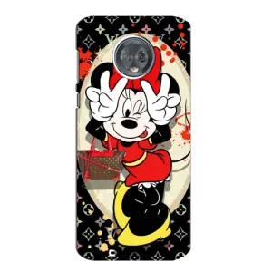 Чехол Disney Mouse Motorola MOTO G6 (PREMIUMPrint) (Минни peace)