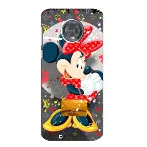 Чехол Disney Mouse Motorola MOTO G6 (PREMIUMPrint) (Minni с бантиком)