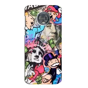 Чехлы с крутыми принтами для Motorola MOTO G6 - (PREMIUMPrint) (Monopoly man)
