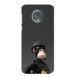 Чехлы с Обезьянами NFT для Motorola MOTO G6 (AlphaPrint) (Обезьяна NFT)