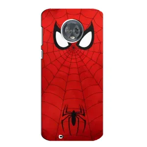 Чехол с человеком пауком для Motorola MOTO G6 - (AlphaPrint) (Паук (Марвел))