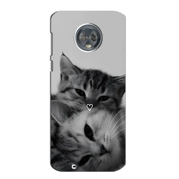 Чехол с принтом «Пара котов» для Motorola MOTO G6 Чехол с принтом «Пара котов» для Motorola MOTO G6
