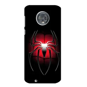 Чехол с человеком пауком для Motorola MOTO G6 - (AlphaPrint) (Паук марвел)